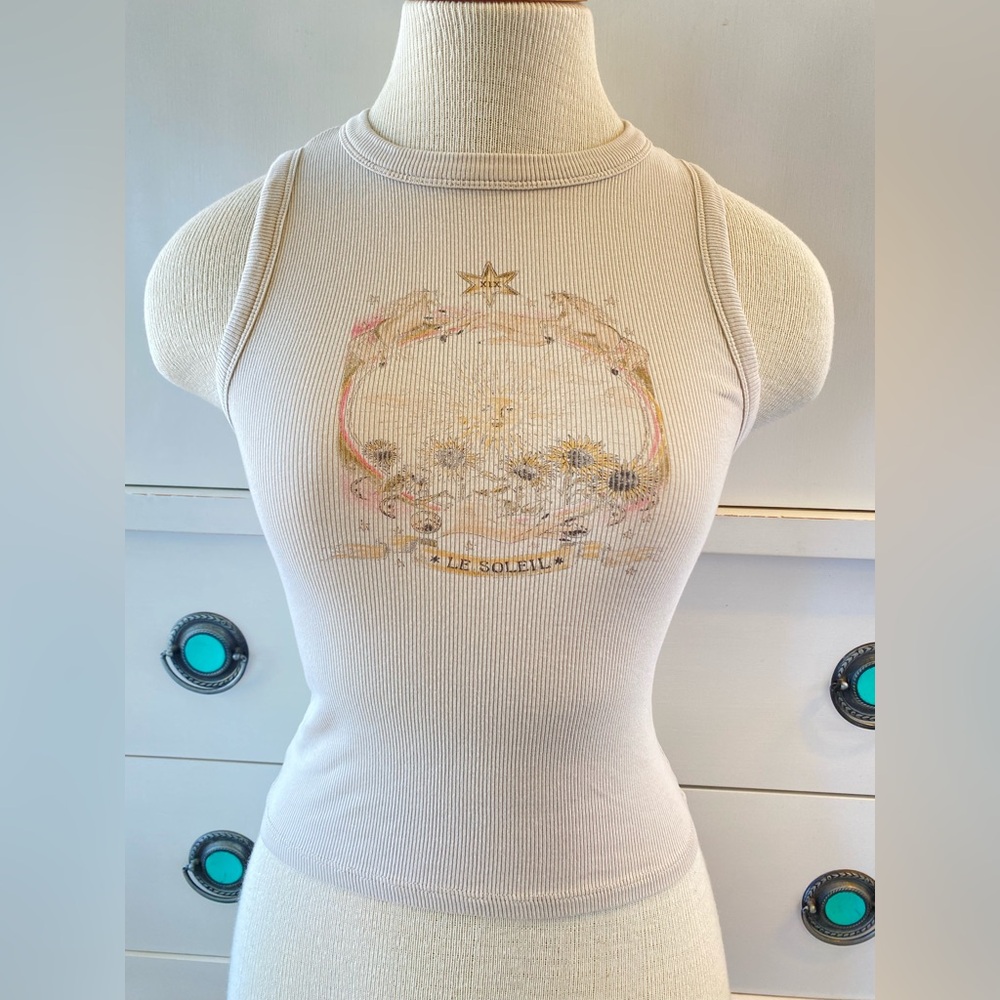 Cotton On “Le Soleil” High-neck Tank top